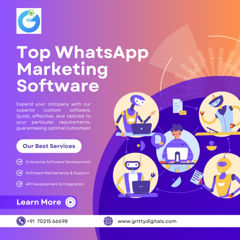 Top WhatsApp Marketing Software Gritty Digitals