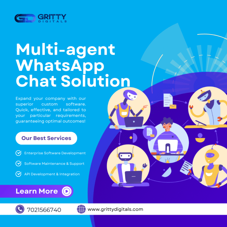 Multi-agent WhatsApp Chat Solution | Gritty Digitals